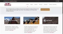 Desktop Screenshot of fironroofing.ca