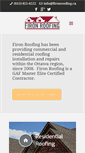 Mobile Screenshot of fironroofing.ca